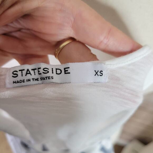 Stateside Striped Panel Swing Tissue Tank Top Size Extra Small - Picture 6 of 6